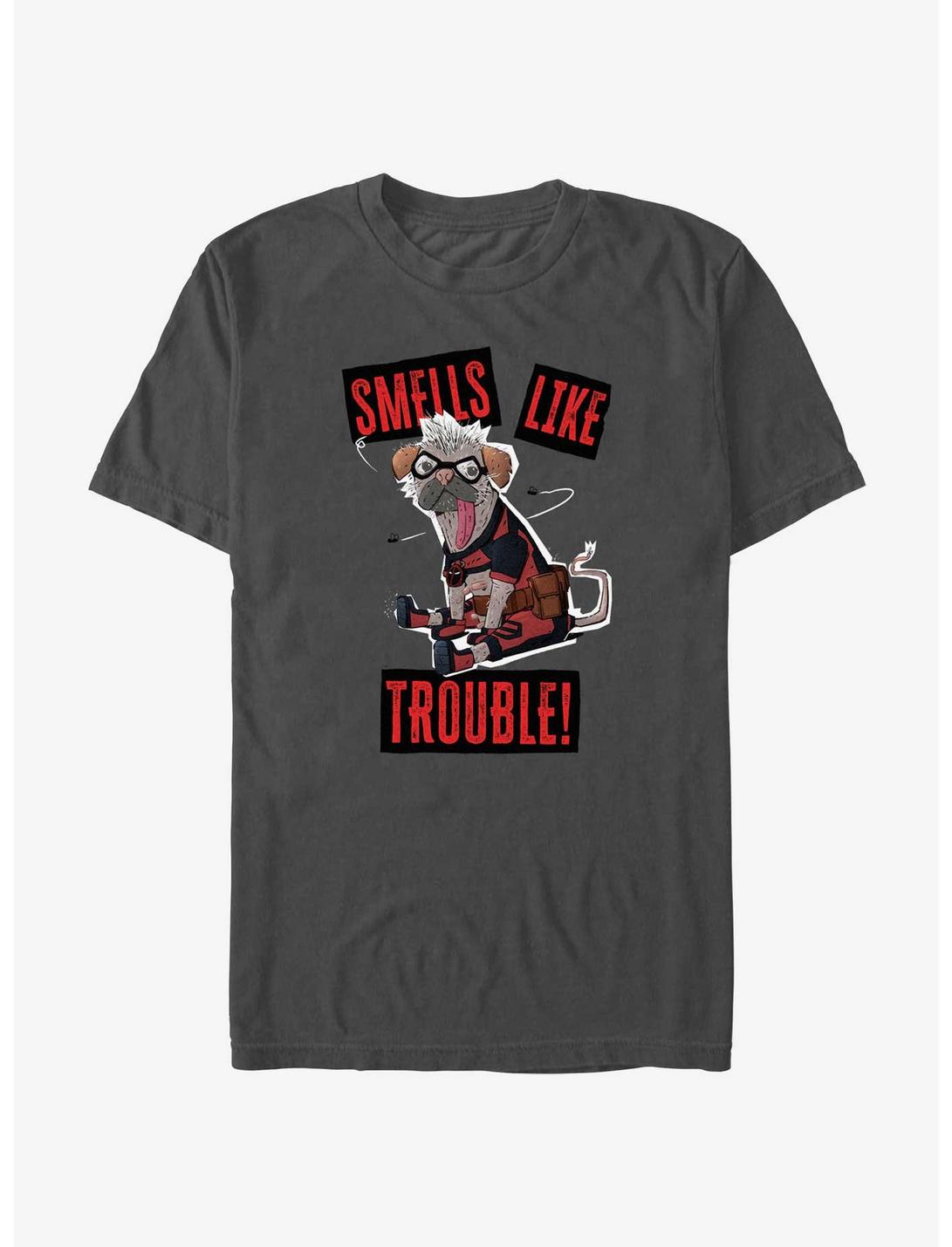 Marvel Deadpool & Wolverine Smells Like Trouble Dogpool T-Shirt