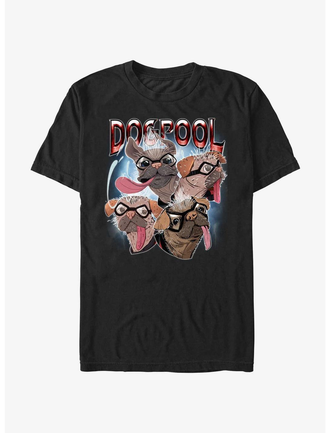 Marvel Deadpool & Wolverine Dogpool Faces T-Shirt