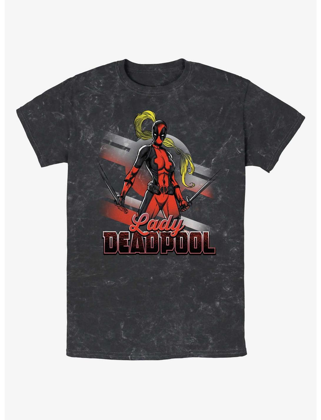 Marvel Deadpool Lady Pool Mineral Wash T-Shirt