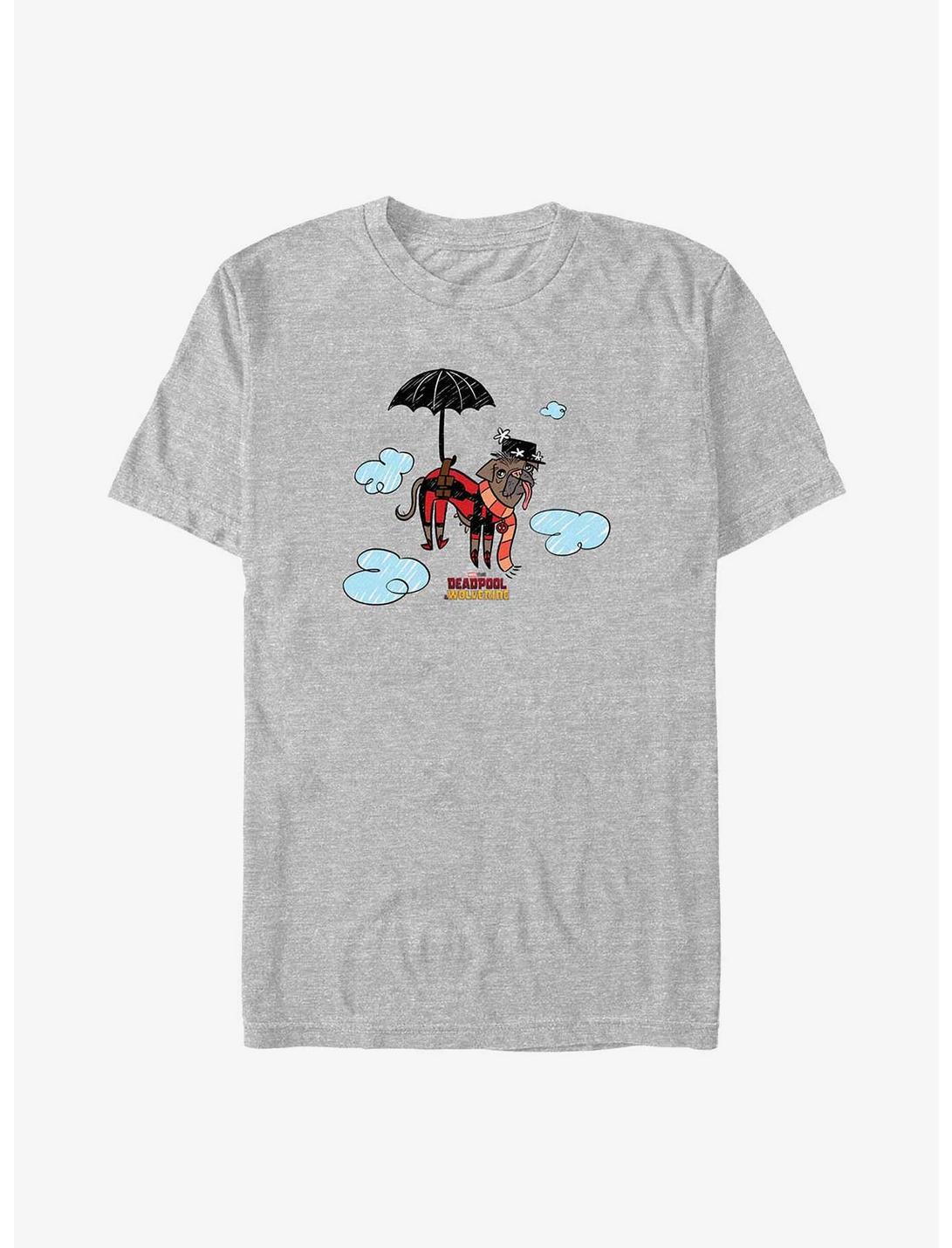Marvel Deadpool & Wolverine Dogpool Poppins Big & Tall T-Shirt
