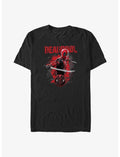 Marvel Deadpool & Wolverine Deadpool Paint Dump Big & Tall T-Shirt