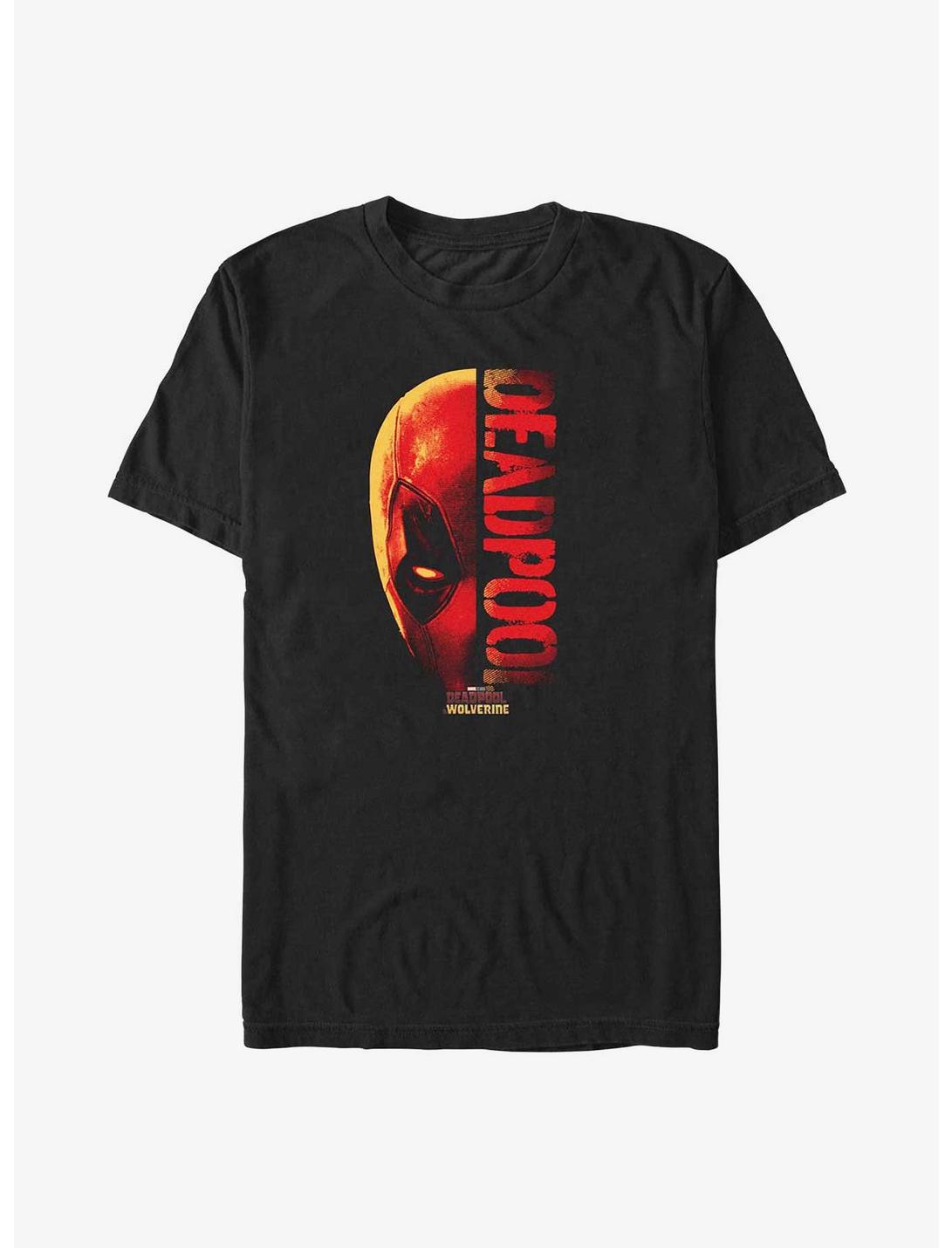 Marvel Deadpool & Wolverine Half Deadpool Big & Tall T-Shirt