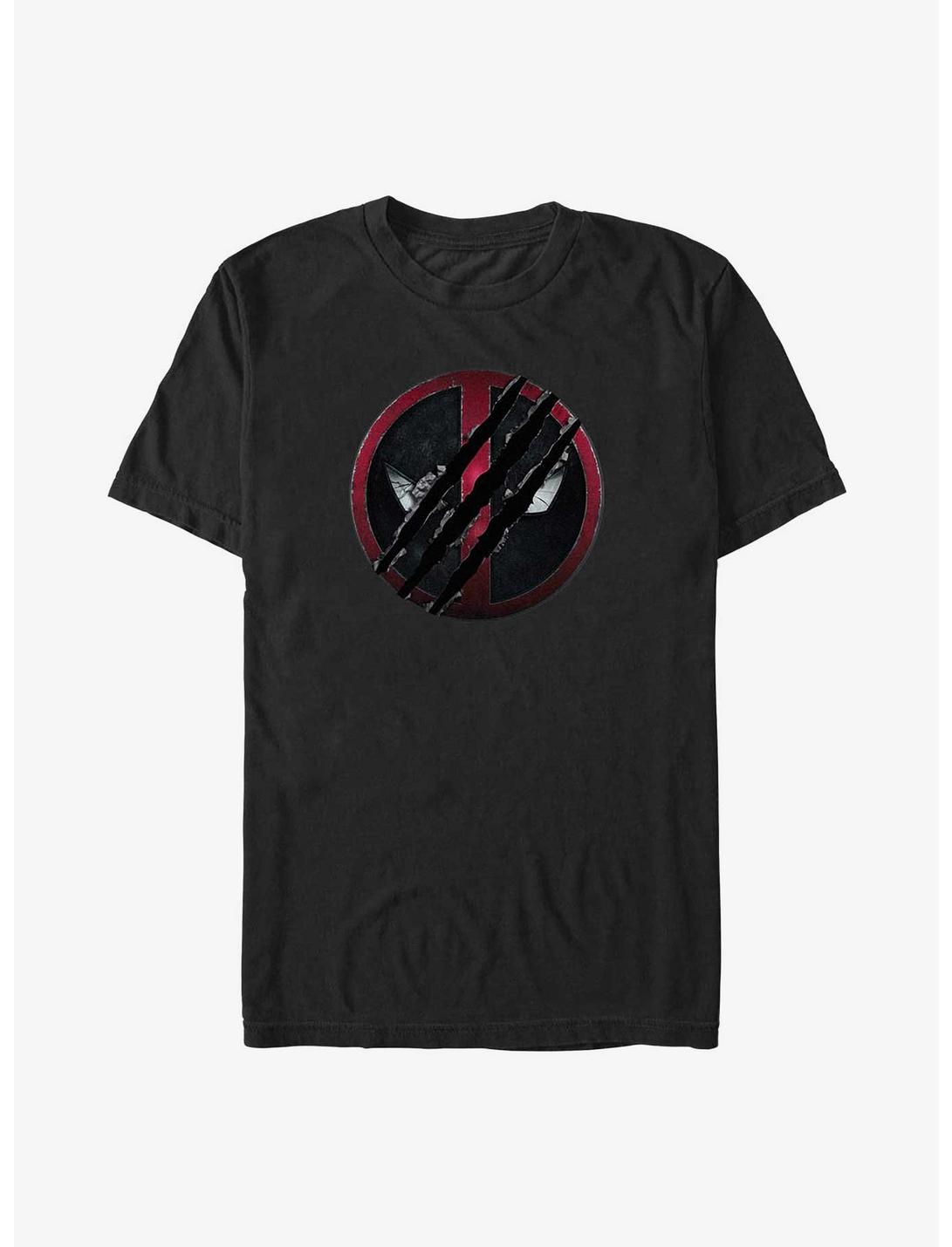 Marvel Deadpool & Wolverine Snikt Pool Emblem Big & Tall T-Shirt