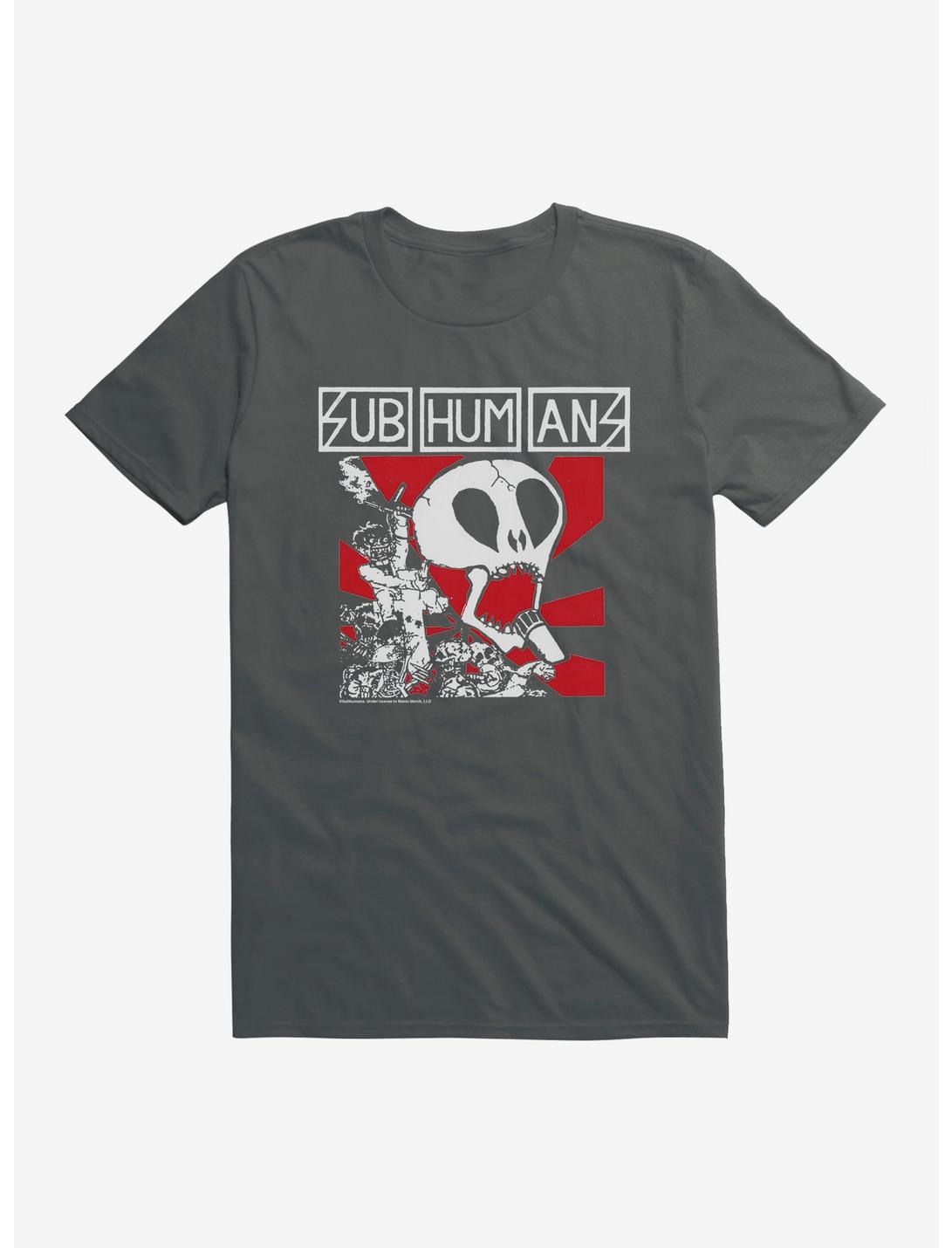 Subhumans Skull Band Logo T-Shirt