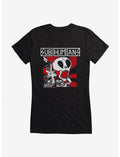 Subhumans Skull Band Logo Girls T-Shirt