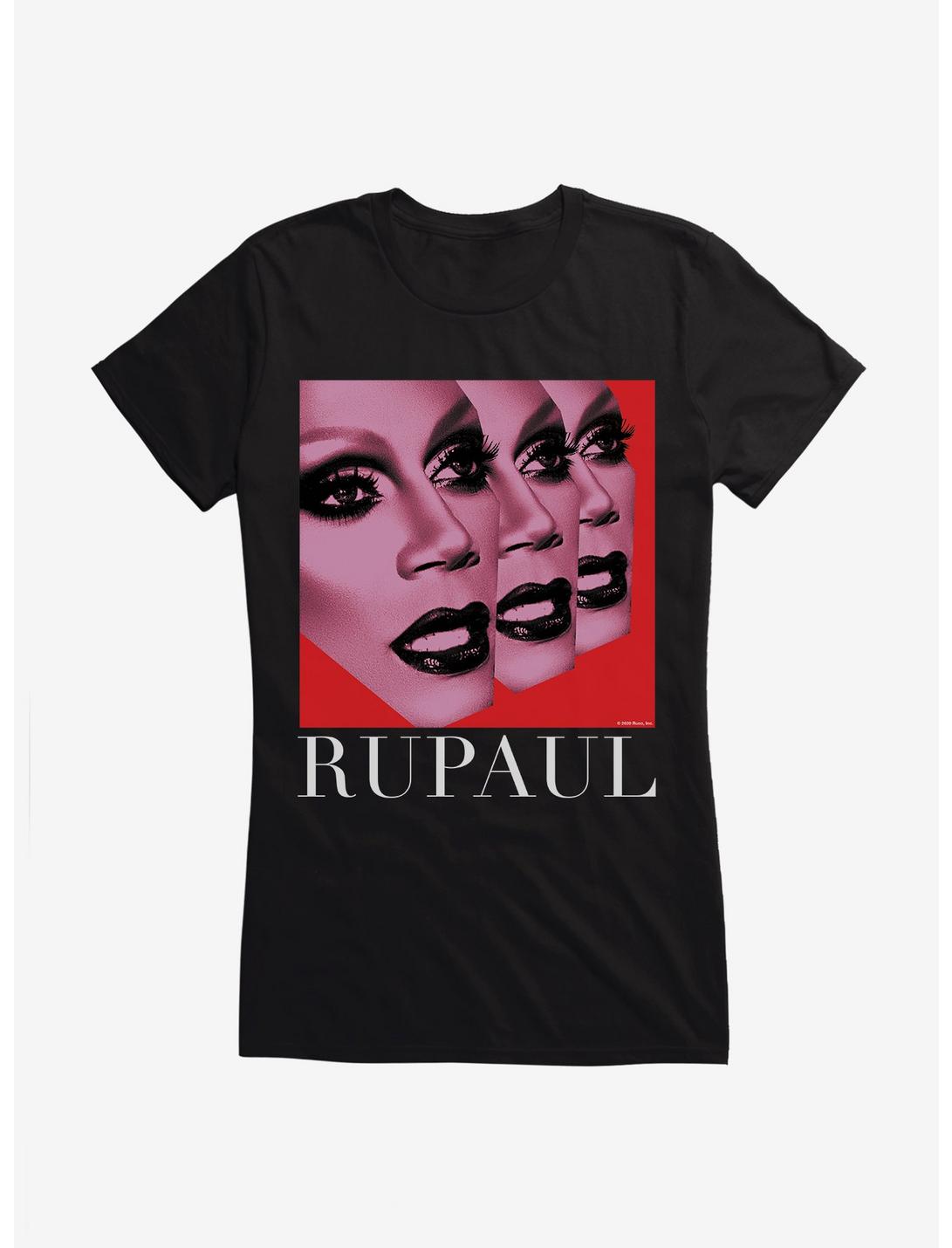 RuPaul Face Repeat Girls T-Shirt
