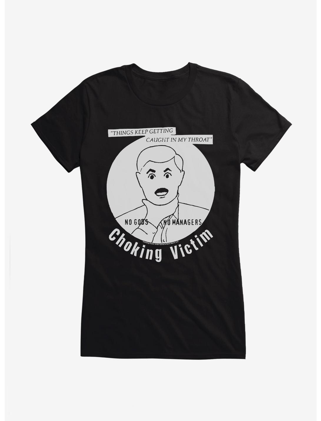 Choking Victim No Gods No Managers Girls T-Shirt