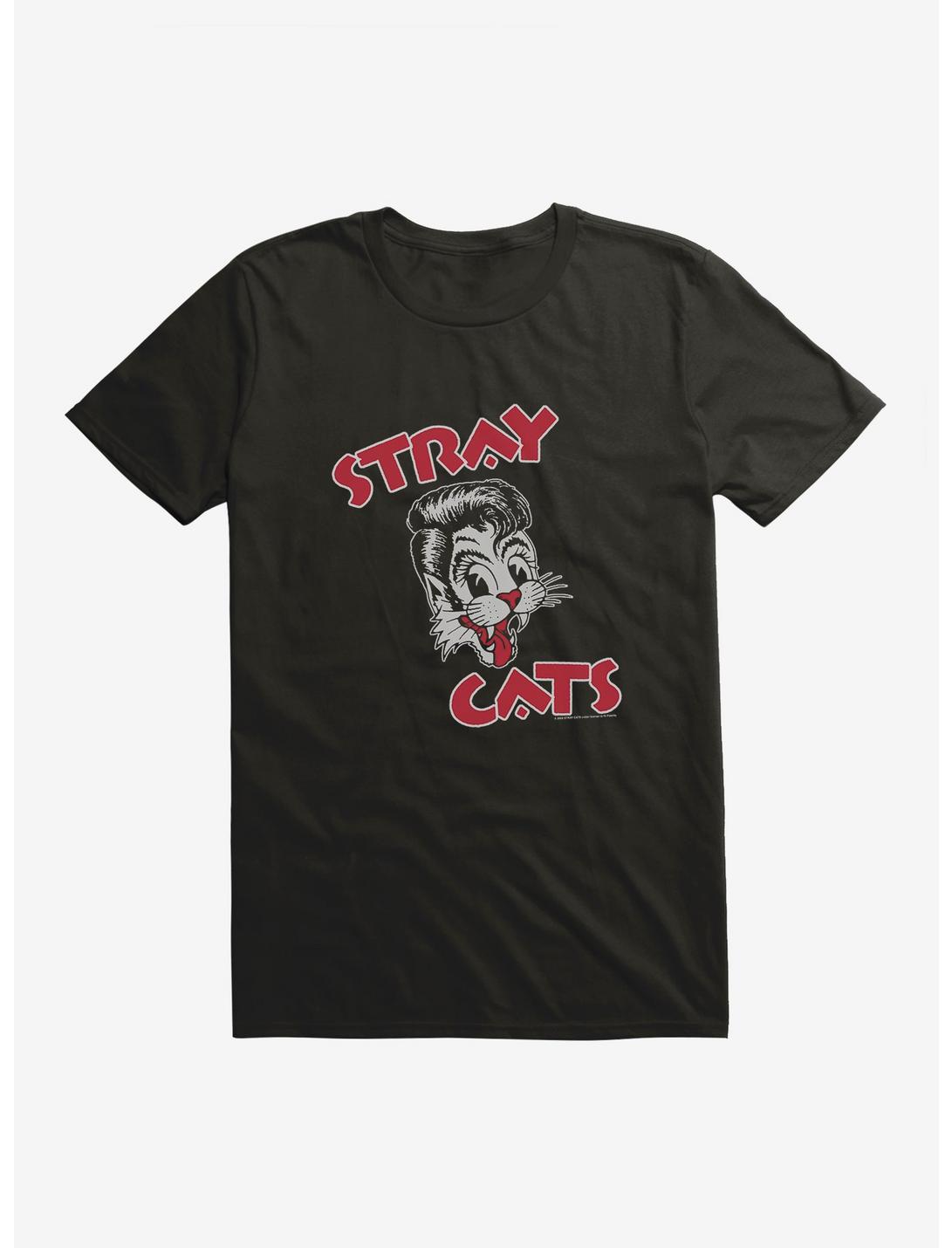 Stray Cats Cat Head Logo T-Shirt