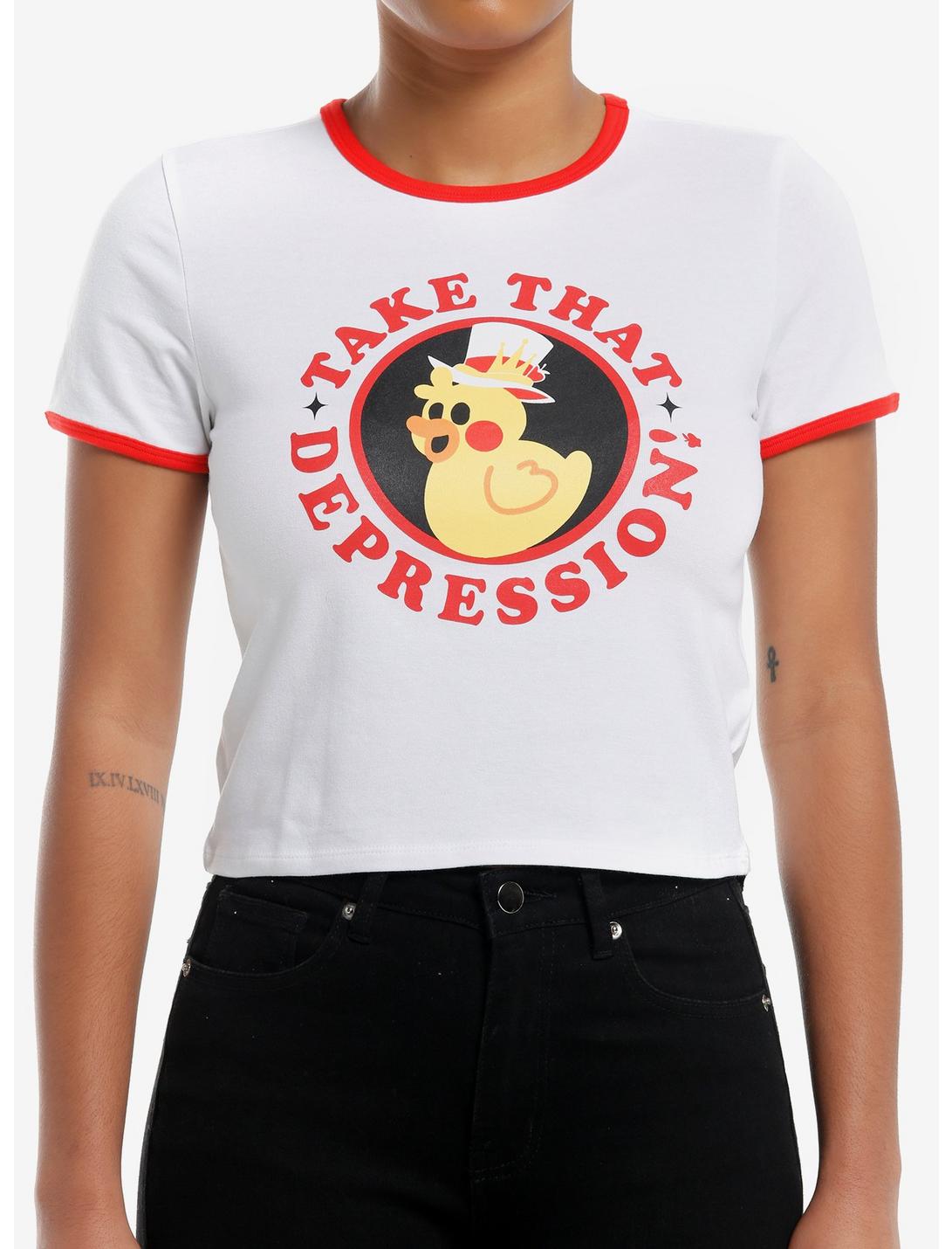 Hazbin Hotel Take That Depression Girls Ringer Baby T-Shirt