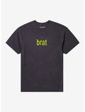 Charli XCX Brat Double-Sided Dark Wash T-Shirt