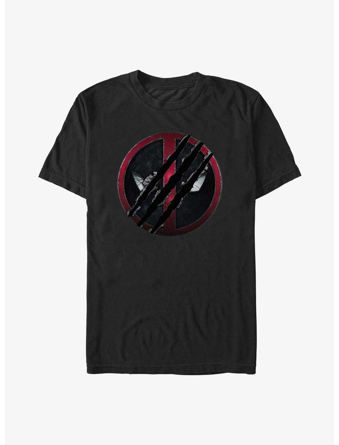 Marvel Deadpool & Wolverine Scratch Logo Heavyweight T-Shirt