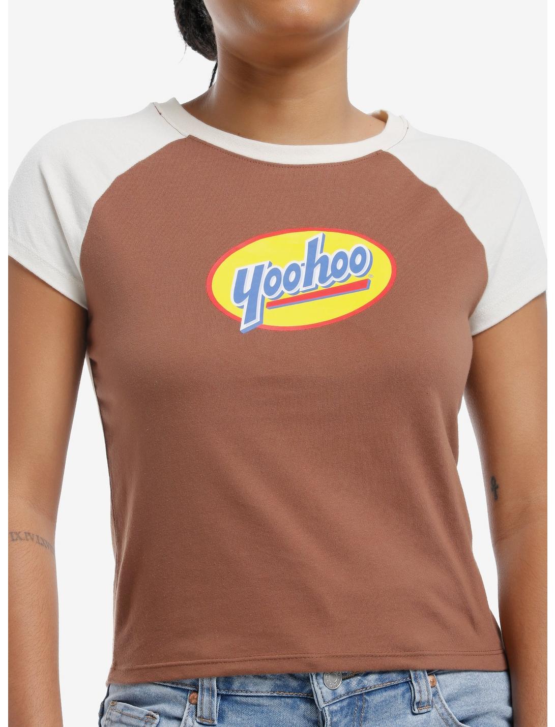 Yoo-Hoo Logo Girls Raglan Baby T-Shirt