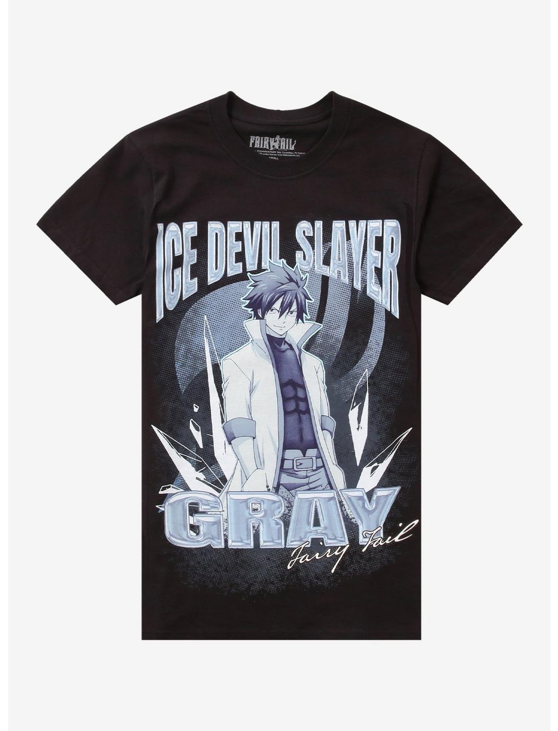 Fairy Tail Gray Ice Devil Slayer Girls T-Shirt
