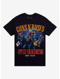 Guns N' Roses Appetite For Destruction 1987 Tour T-Shirt