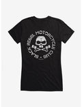 Black Rebel Motorcycle Club Skull Pistons Girls T-Shirt