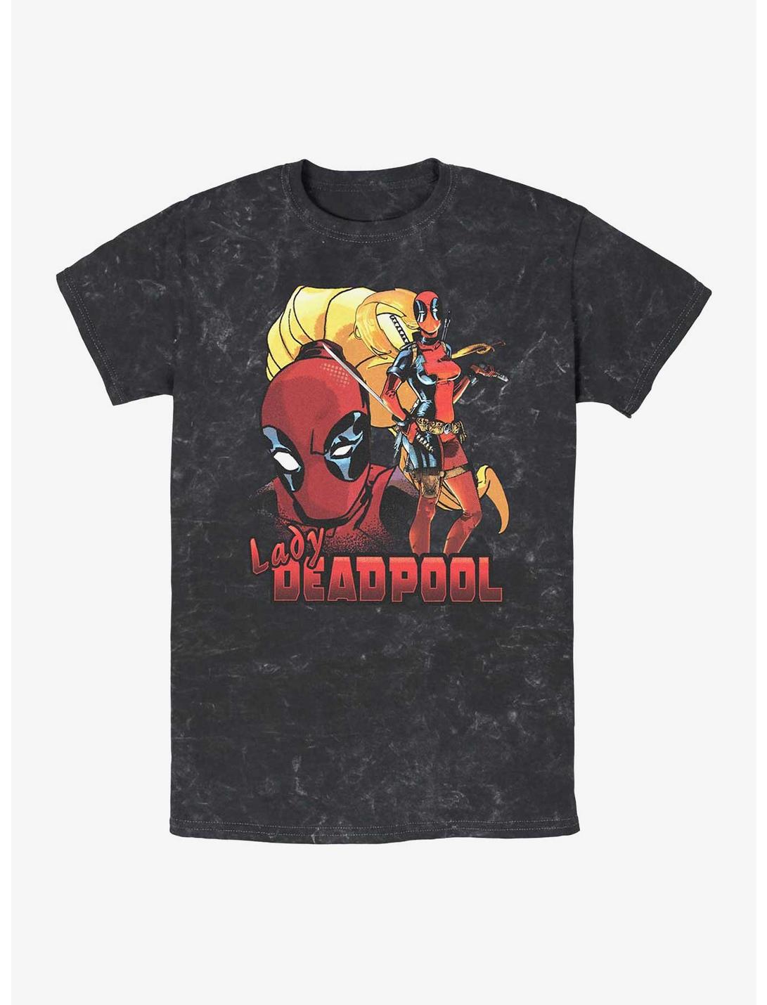 Marvel Lady Deadpool Mineral Wash T-Shirt