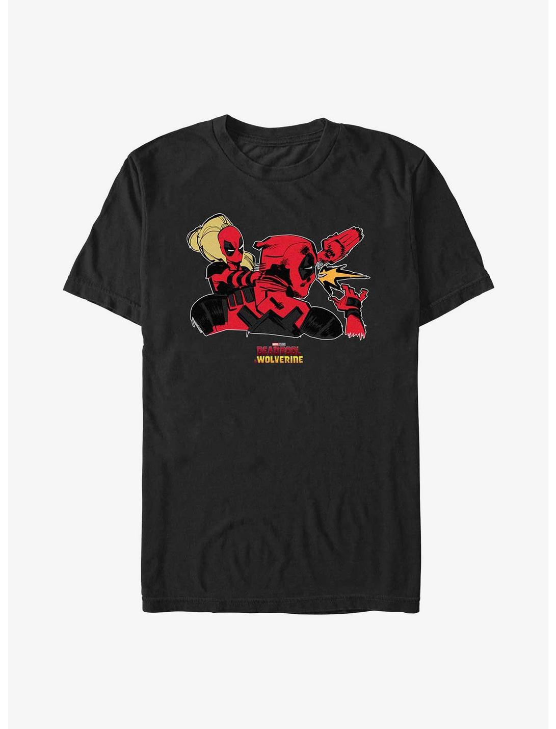 Marvel Deadpool & Wolverine Ladypool Slap Deadpool T-Shirt