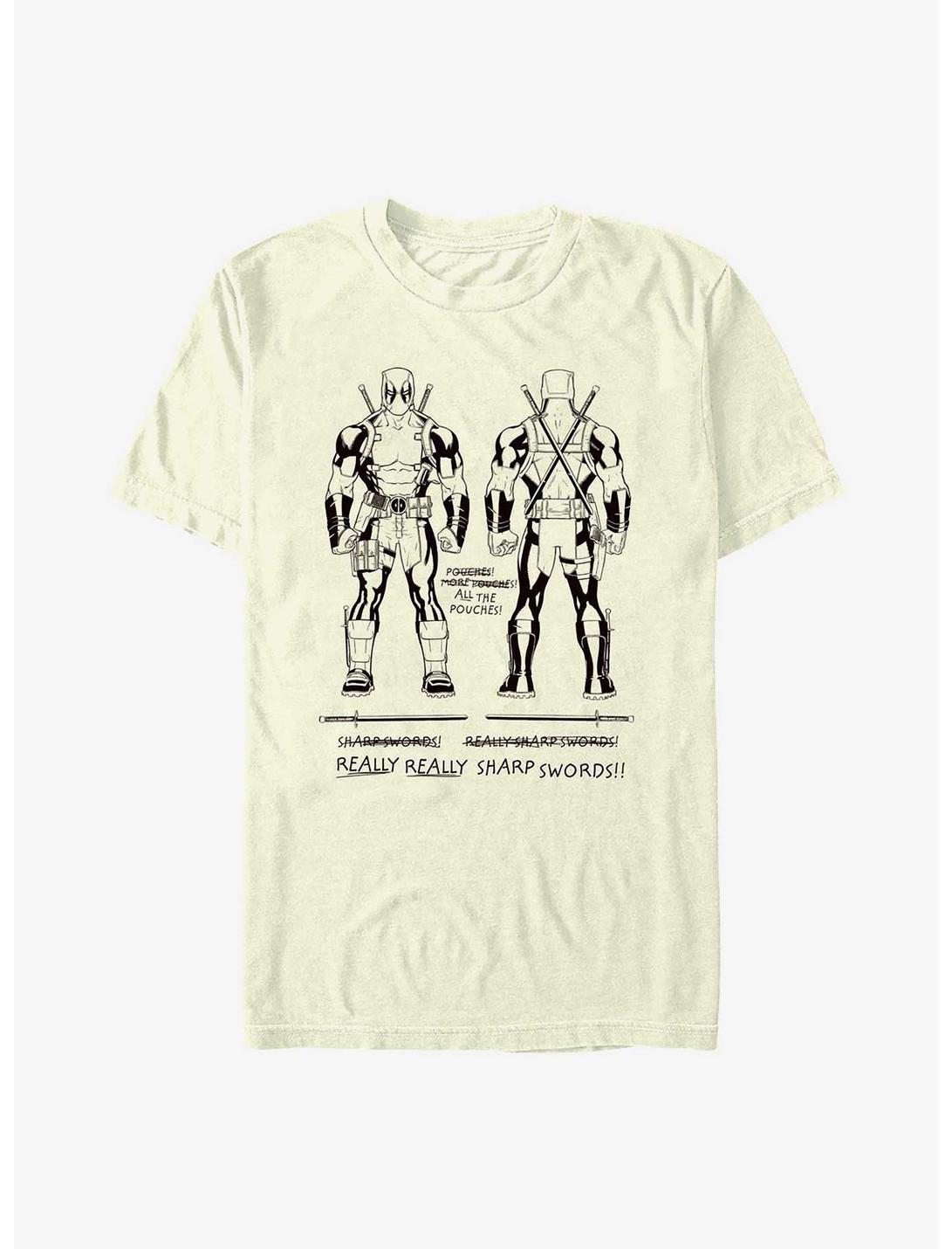 Marvel Deadpool Really Sharp Swords T-Shirt