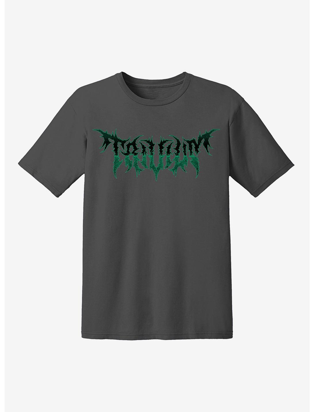 Trivium Green Logo Relaxed Fit Girls T-Shirt