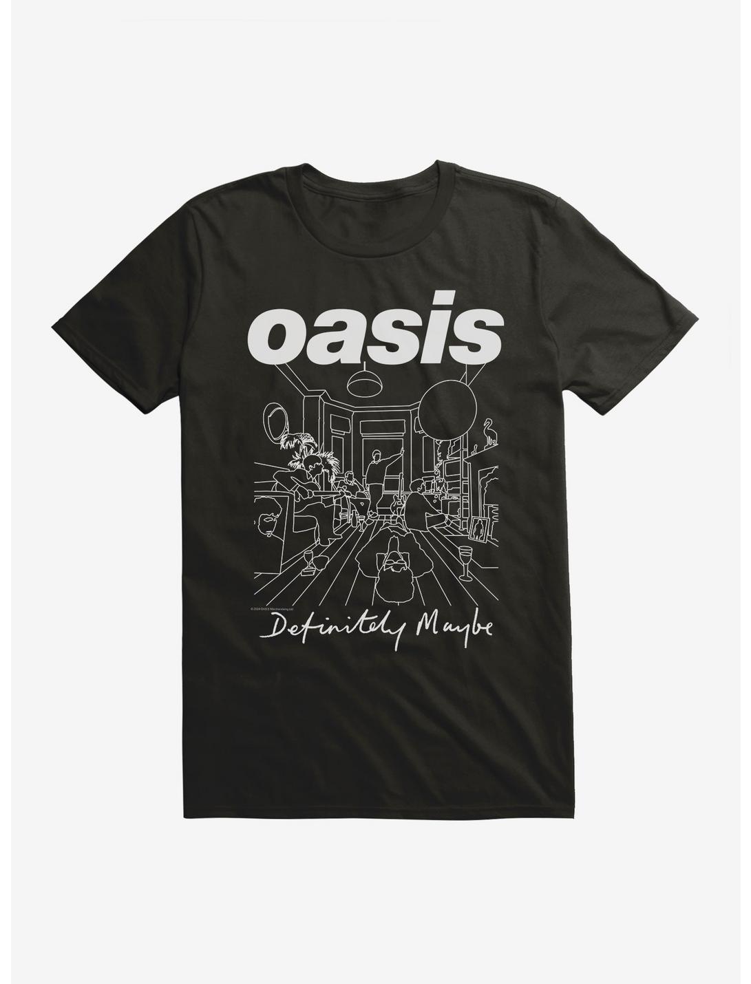 Oasis Definitely Maybe Line Drawing T-Shirt