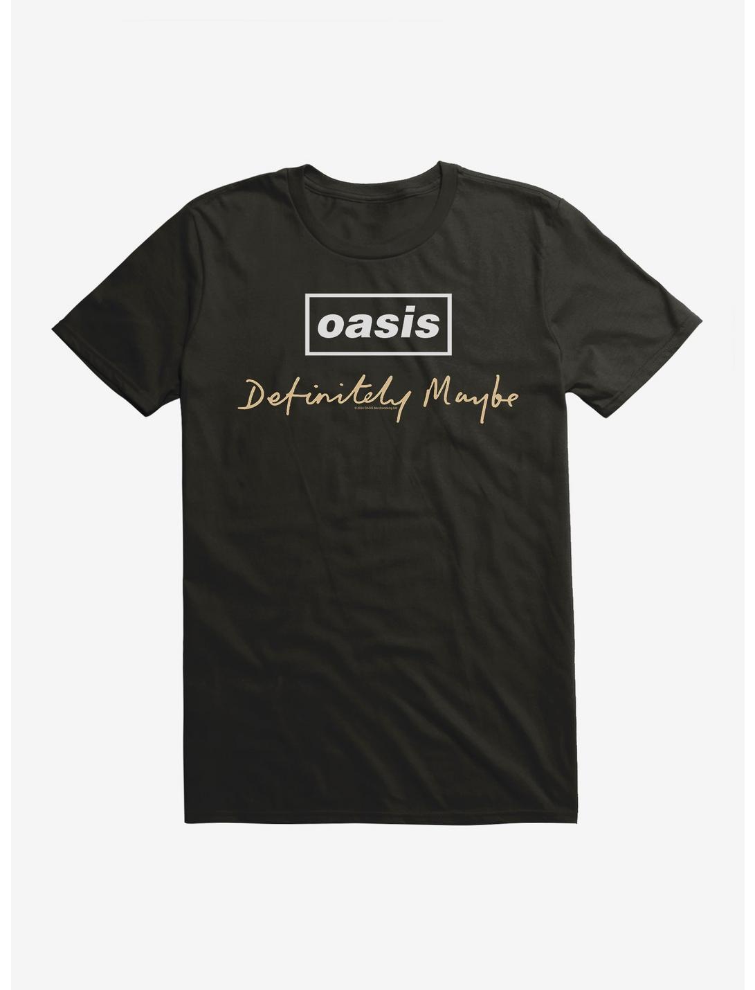 Oasis Definitely Maybe Script Logo T-Shirt