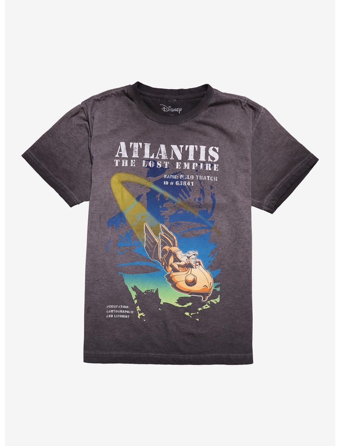 Disney Atlantis: The Lost Empire Milo Dark Wash Boyfriend Fit Girls T-Shirt