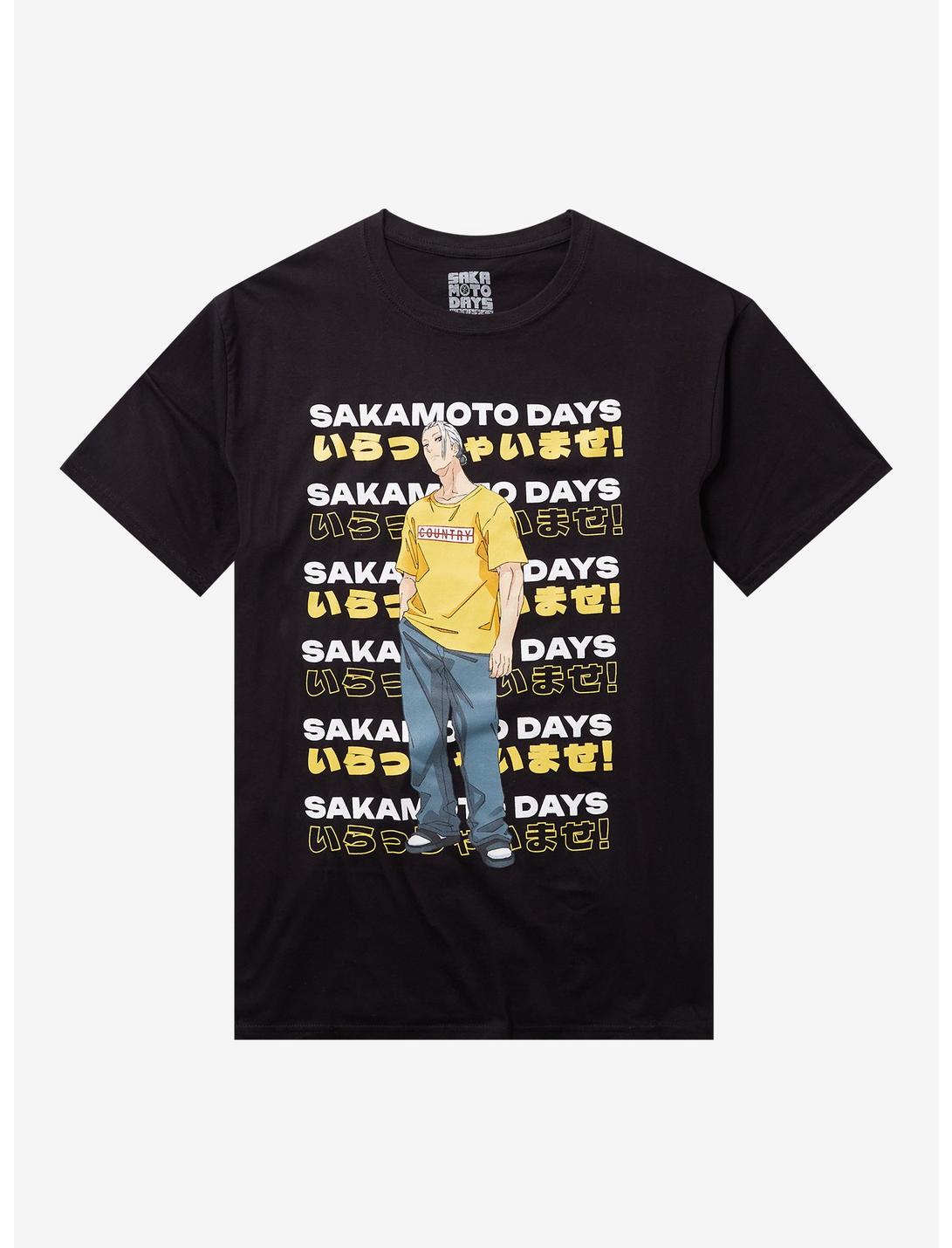 Sakamoto Days Welcome Repeat Boyfriend Fit Girls T-Shirt
