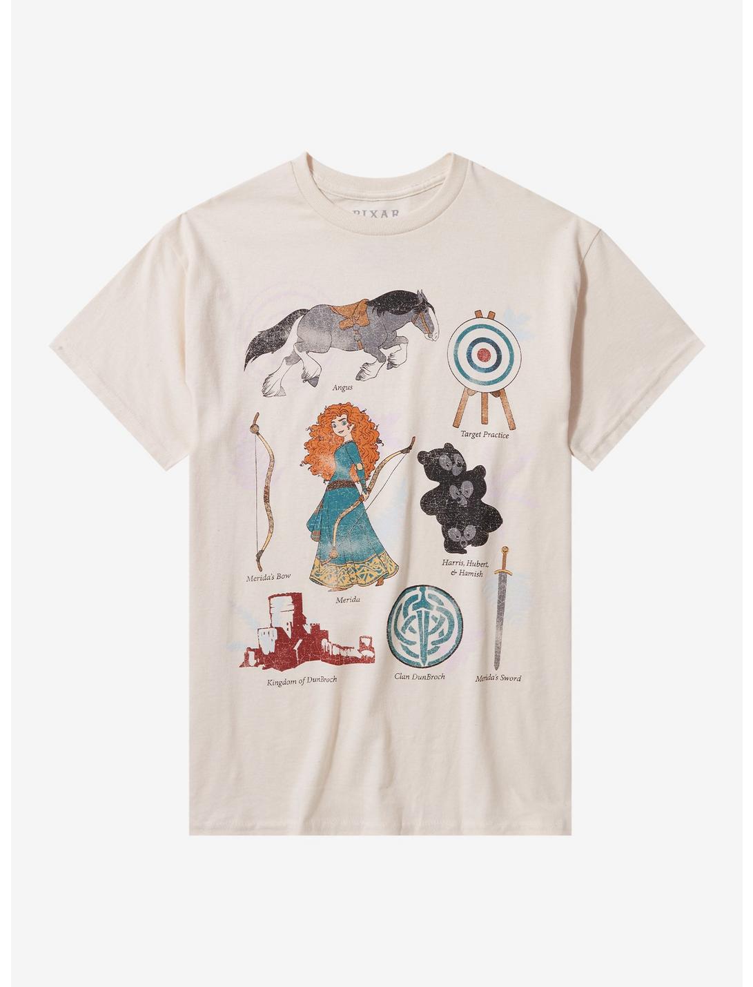 Disney Pixar Brave Icon Grid Girls T-Shirt