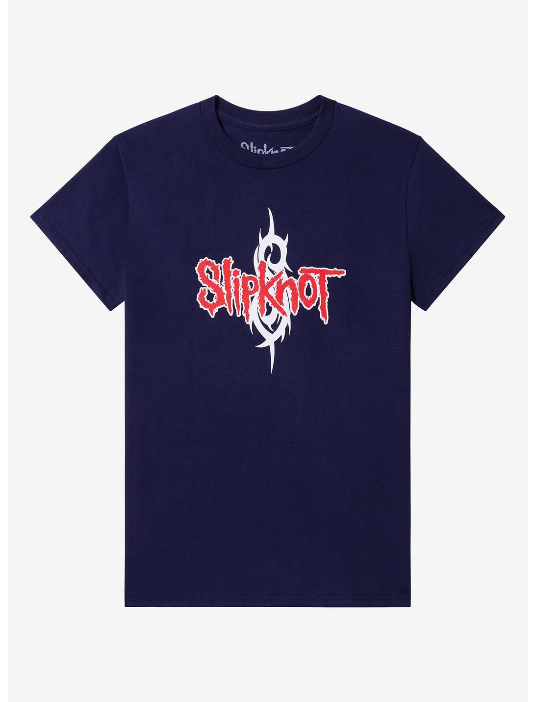 Slipknot Logo & Barcode Boyfriend Fit Girls T-Shirt