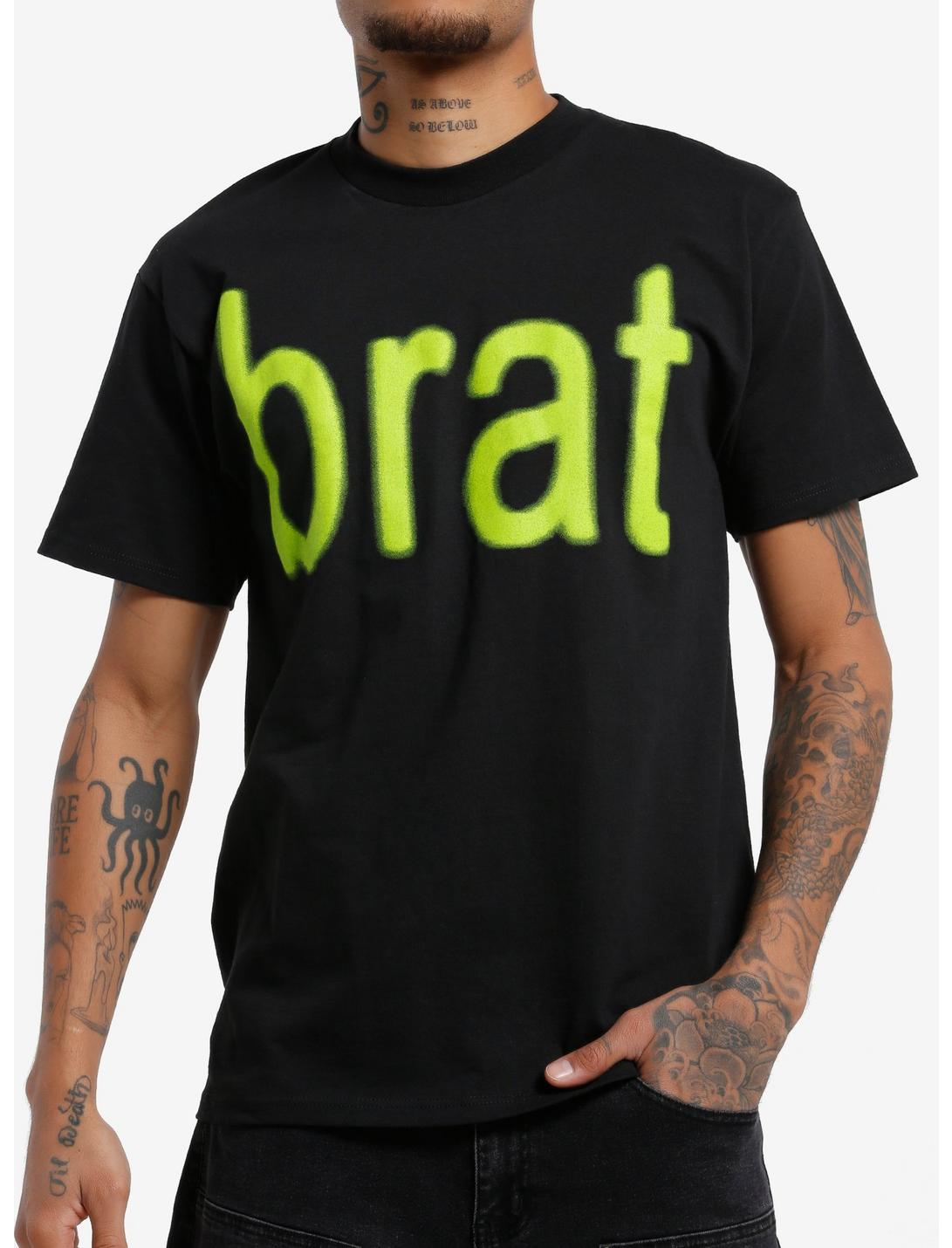 Charli XCX Brat Large Text Heavyweight T-Shirt