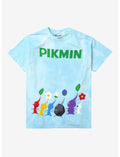 Pikmin Group Tie-Dye Girls T-Shirt