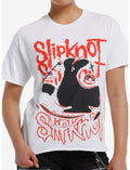 Slipknot Abstract Mask Girls Cutoff T-Shirt