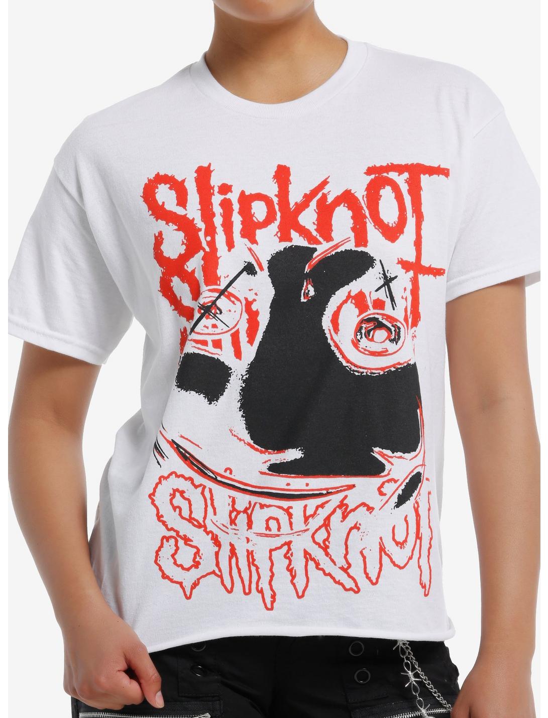 Slipknot Abstract Mask Girls Cutoff T-Shirt