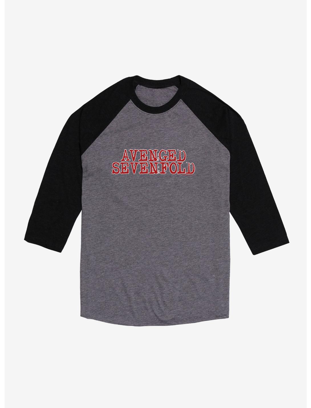 Avenged Sevenfold Red Logo Raglan T-Shirt