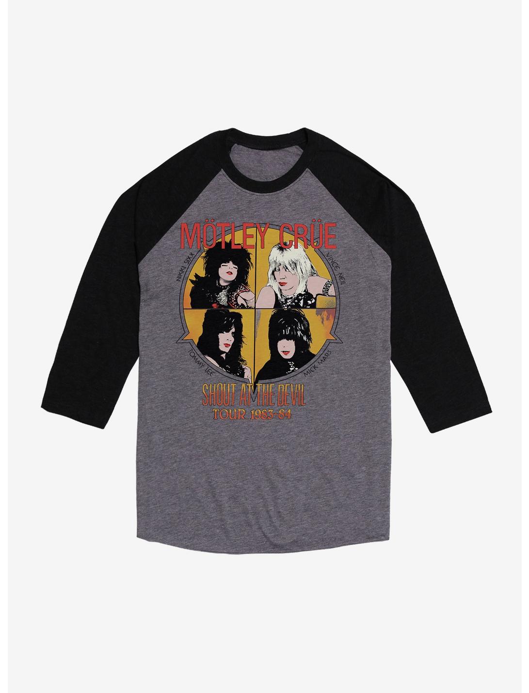 Motley Crue Shout At The Devil Tour 1983-84 Raglan T-Shirt