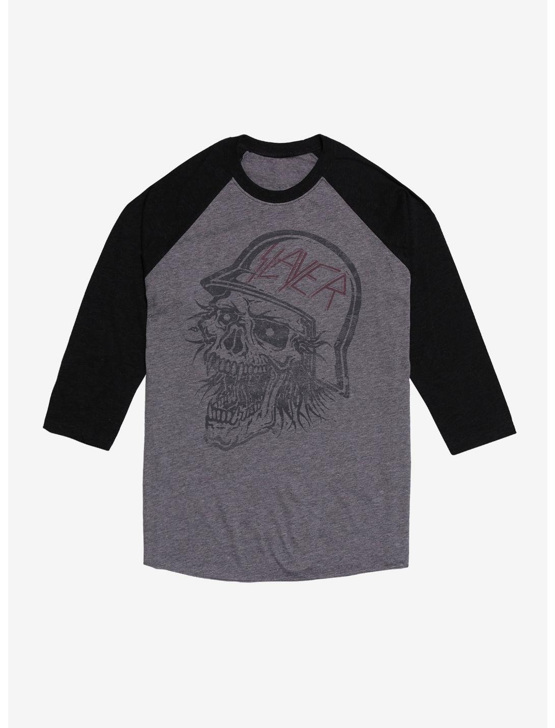 Slayer Biker Skull Raglan T-Shirt