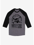 Motley Crue Bad Boys Of Hollywood Raglan T-Shirt