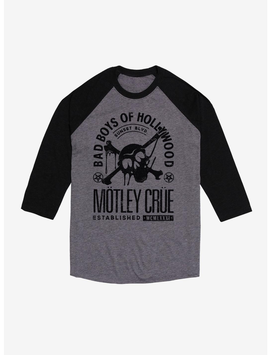 Motley Crue Bad Boys Of Hollywood Raglan T-Shirt