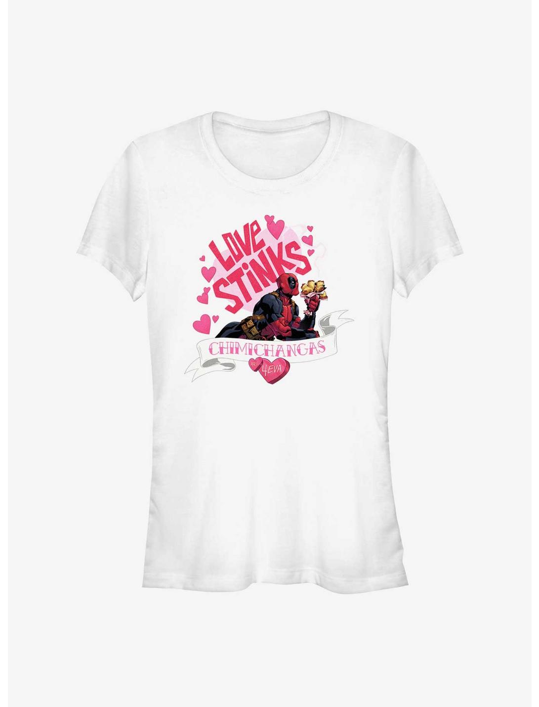 Marvel Deadpool Love Stinks Girls T-Shirt