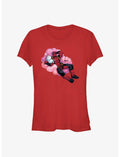 Marvel Deadpool Love And Unicorn Girls T-Shirt
