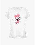 Marvel Deadpool Broken Heart Girls T-Shirt