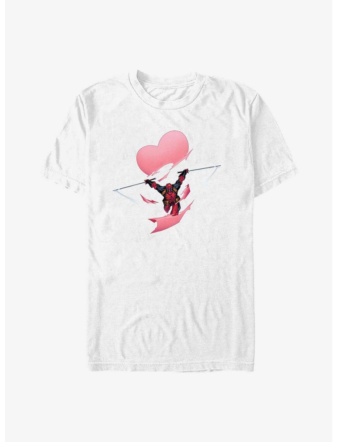 Marvel Deadpool Broken Heart T-Shirt