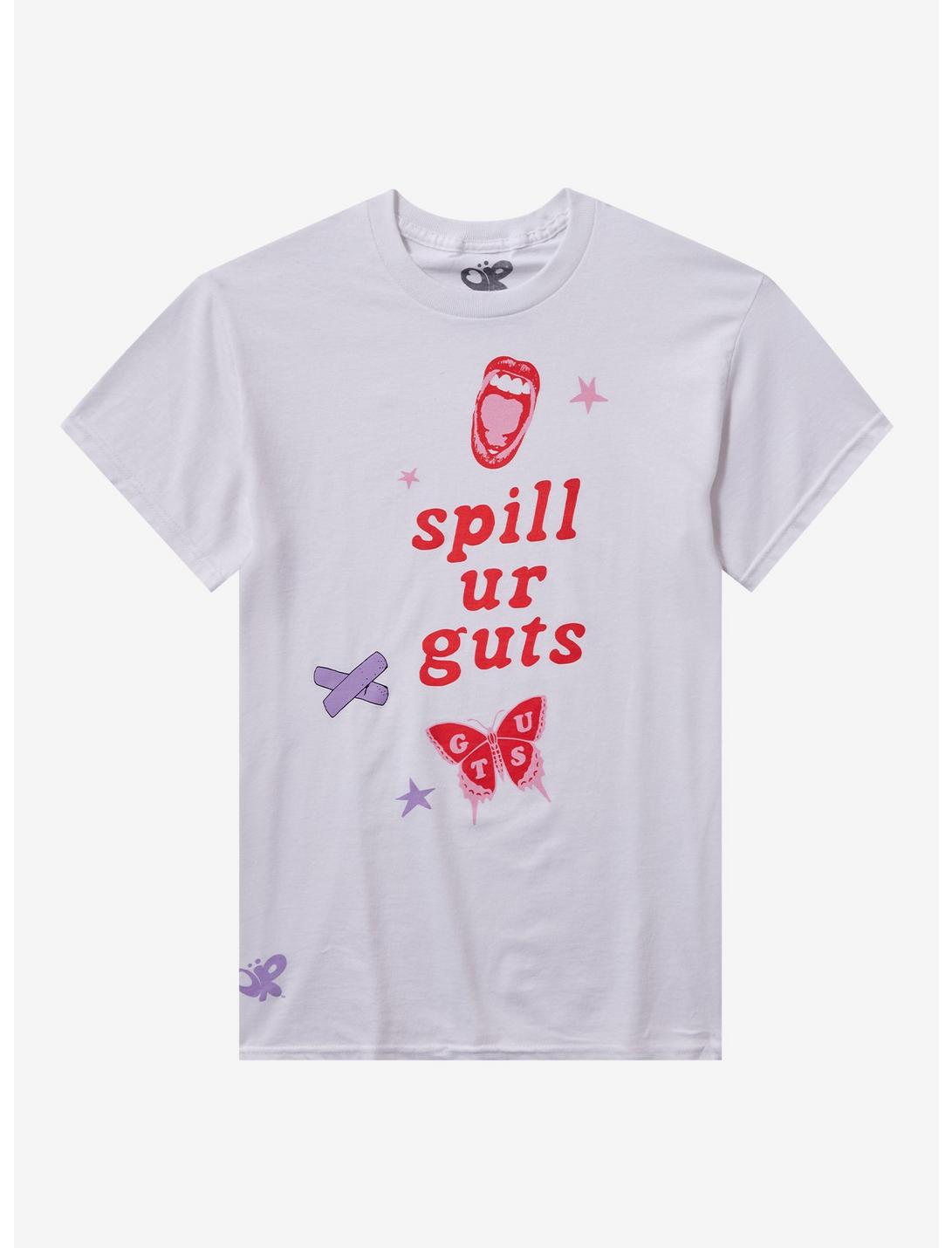 Olivia Rodrigo Spill Ur Guts Boyfriend Fit Girls T-Shirt