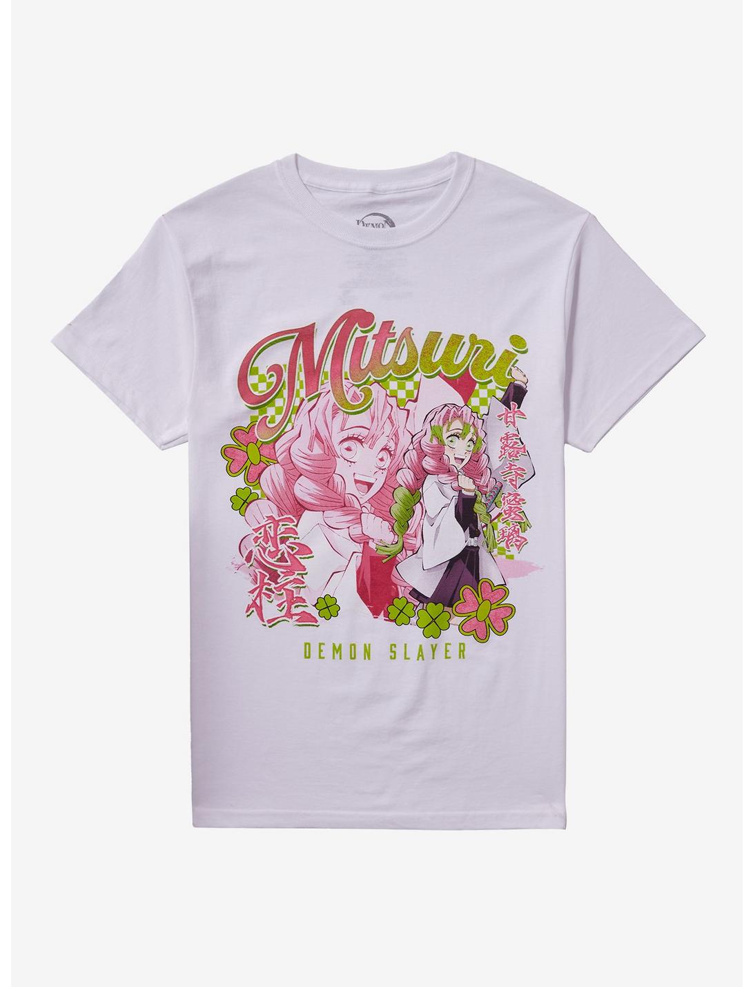 Demon Slayer: Kimetsu No Yaiba Mitsuri Clovers Girls T-Shirt