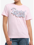 Panic! At The Disco Pastel Pink Shrunken Fit T-Shirt