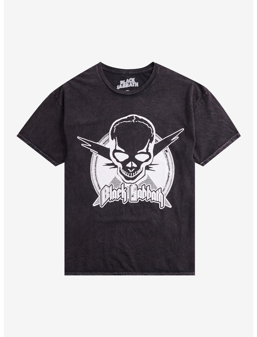 Black Sabbath Skull Mineral Wash T-Shirt