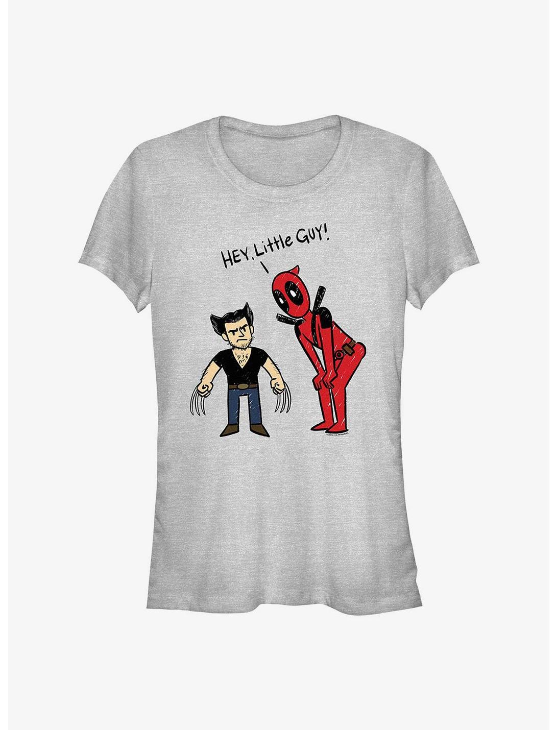 Marvel Deadpool & Wolverine Hey Little Guy Girls T-Shirt