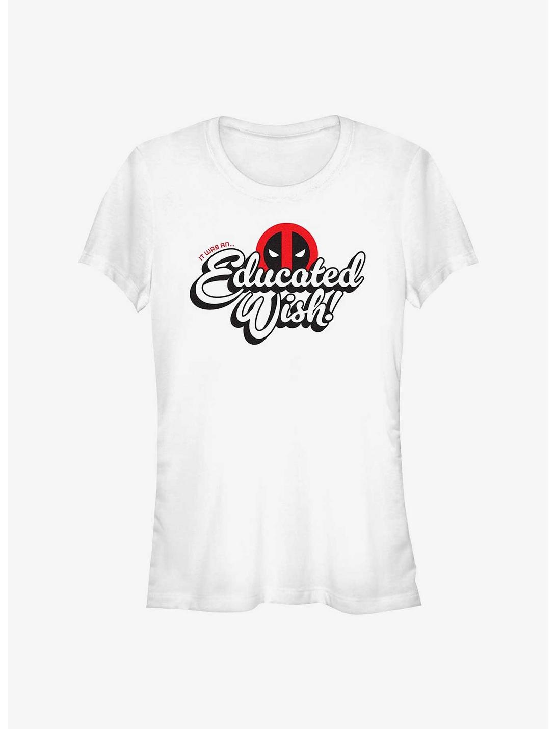 Marvel Deadpool & Wolverine Educated Wish Girls T-Shirt