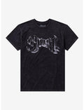 Ghost Logo Mineral Wash T-Shirt