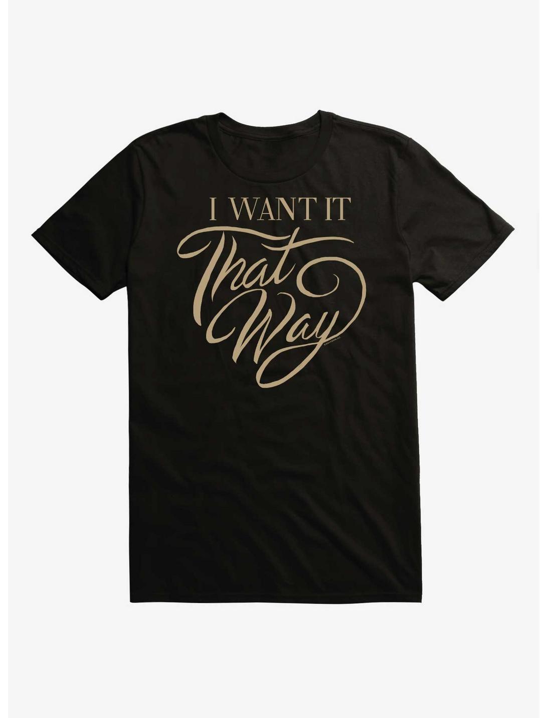 Backstreet Boys I Want It That Way Large Script T-Shirt